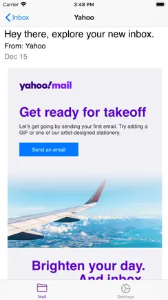 MiniMail for Yahoo Mail iPhone image 1