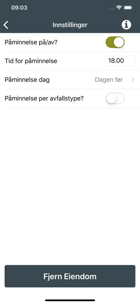 IRIS Tømmeplan
