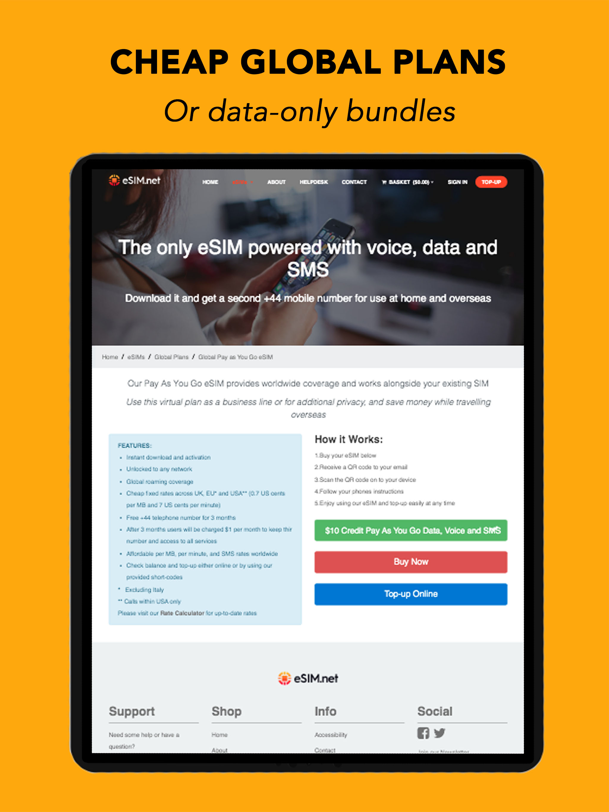 eSim.net: Buy & Top-Up screenshot 4