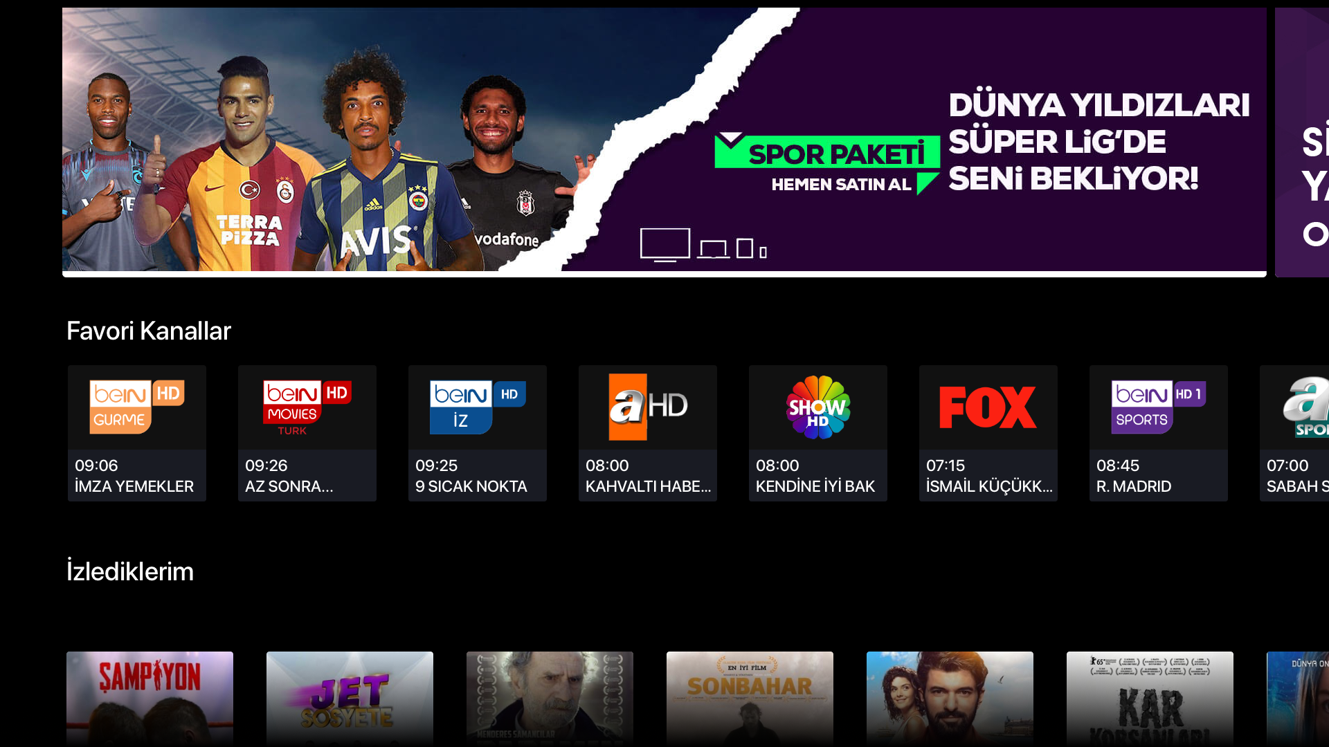 Digiturk Play Yurt Dışı