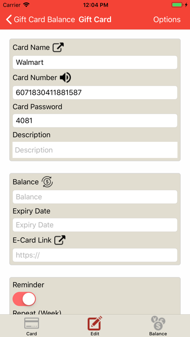 Gift Card Balance +のおすすめ画像7
