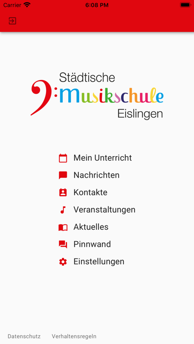 Screenshot #1 pour Musikschule Eislingen