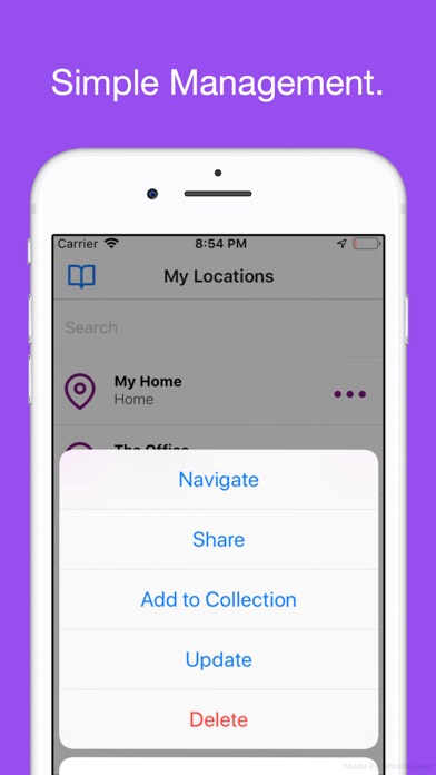 Placemarker screenshot