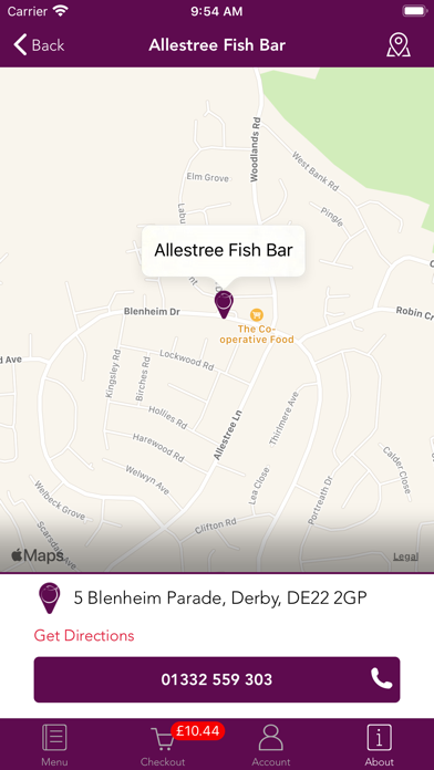 Allestree Fish Bar Screenshot