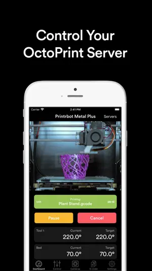 Kraken for OctoPrint screenshot 1
