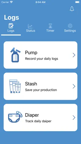 Game screenshot Pump Tracker: Breastfeeding mod apk