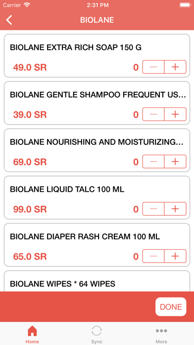 App screenshot
