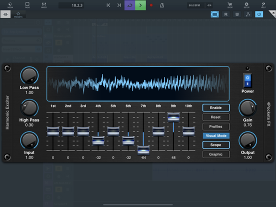 Screenshot #6 pour Harmonic Exciter AUv3 Plugin