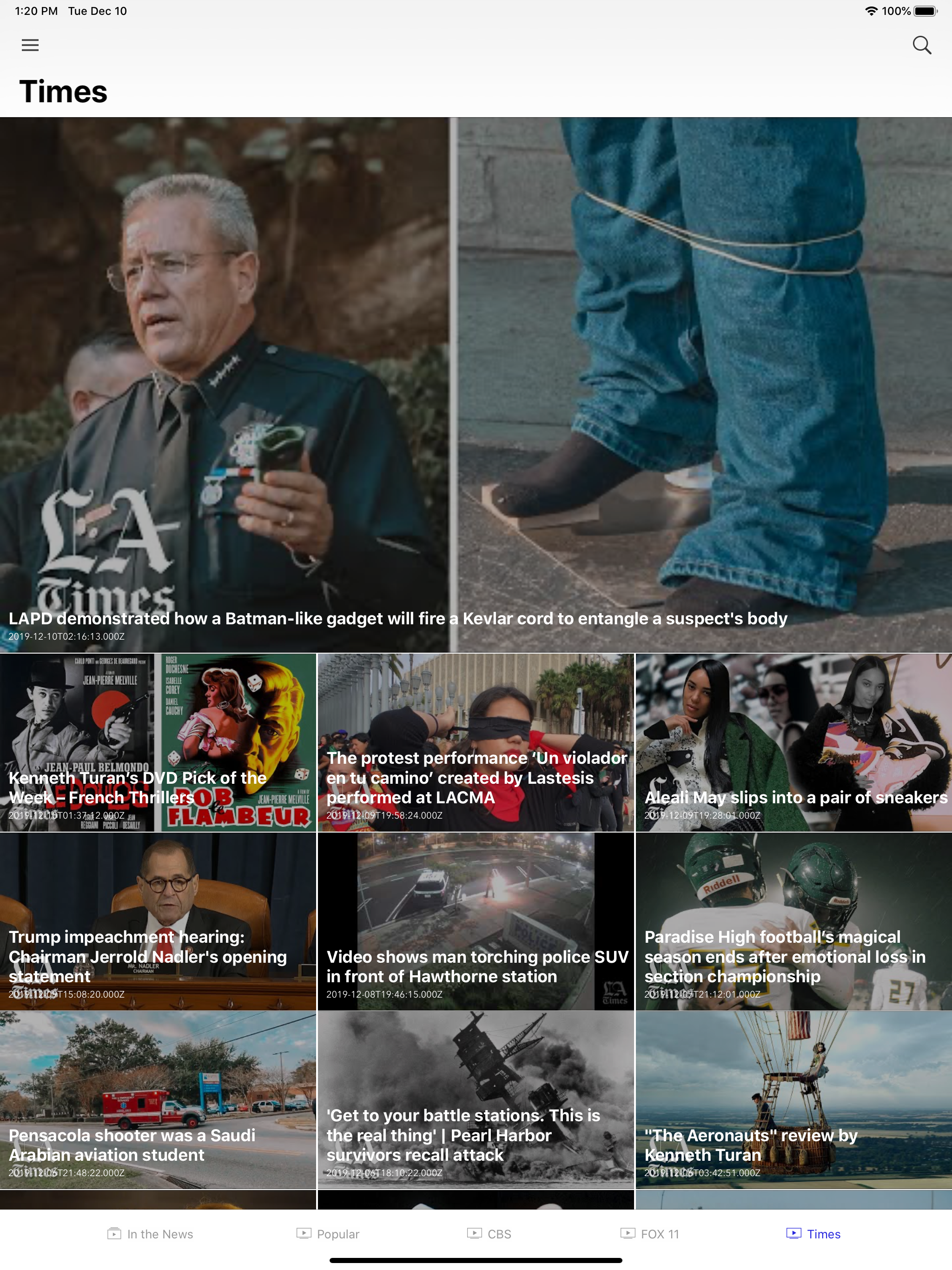 Los Angeles Local News Sports