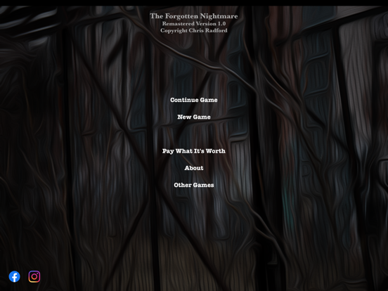 The Forgotten Nightmare iPad screenshot 2 - Games app