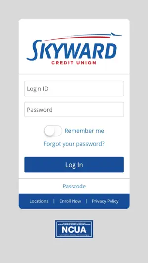 Skyward Credit Union Mobile screenshot 1