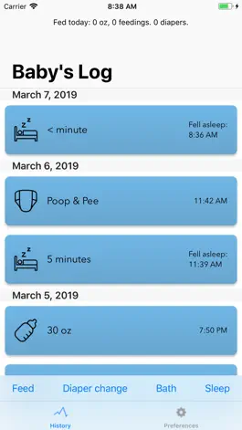 Game screenshot Newborn Logbook apk