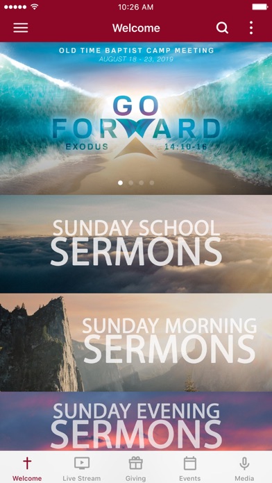 Old Time Baptist Church Screenshot