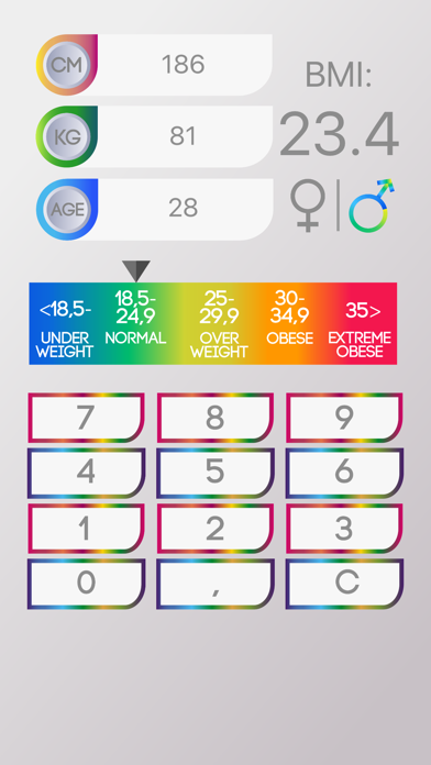 BMI Calculator Easy Screenshot