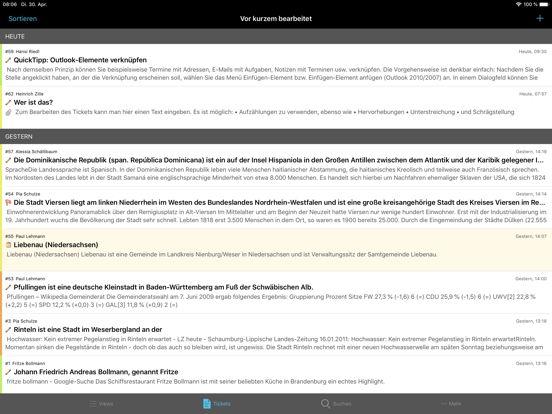 Screenshot #5 pour i-net HelpDesk Mobile 2.0
