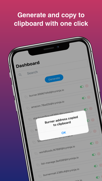 Screenshot #2 pour Burner Mail