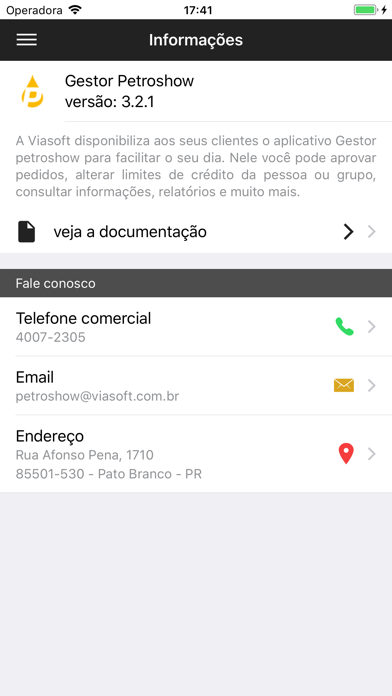 App screenshot