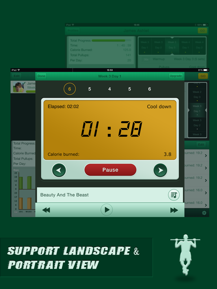 Pullups Coach for iPad
