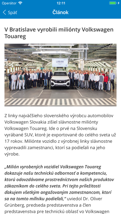 Screenshot #3 pour VW SK, zamestnanecká aplikácia