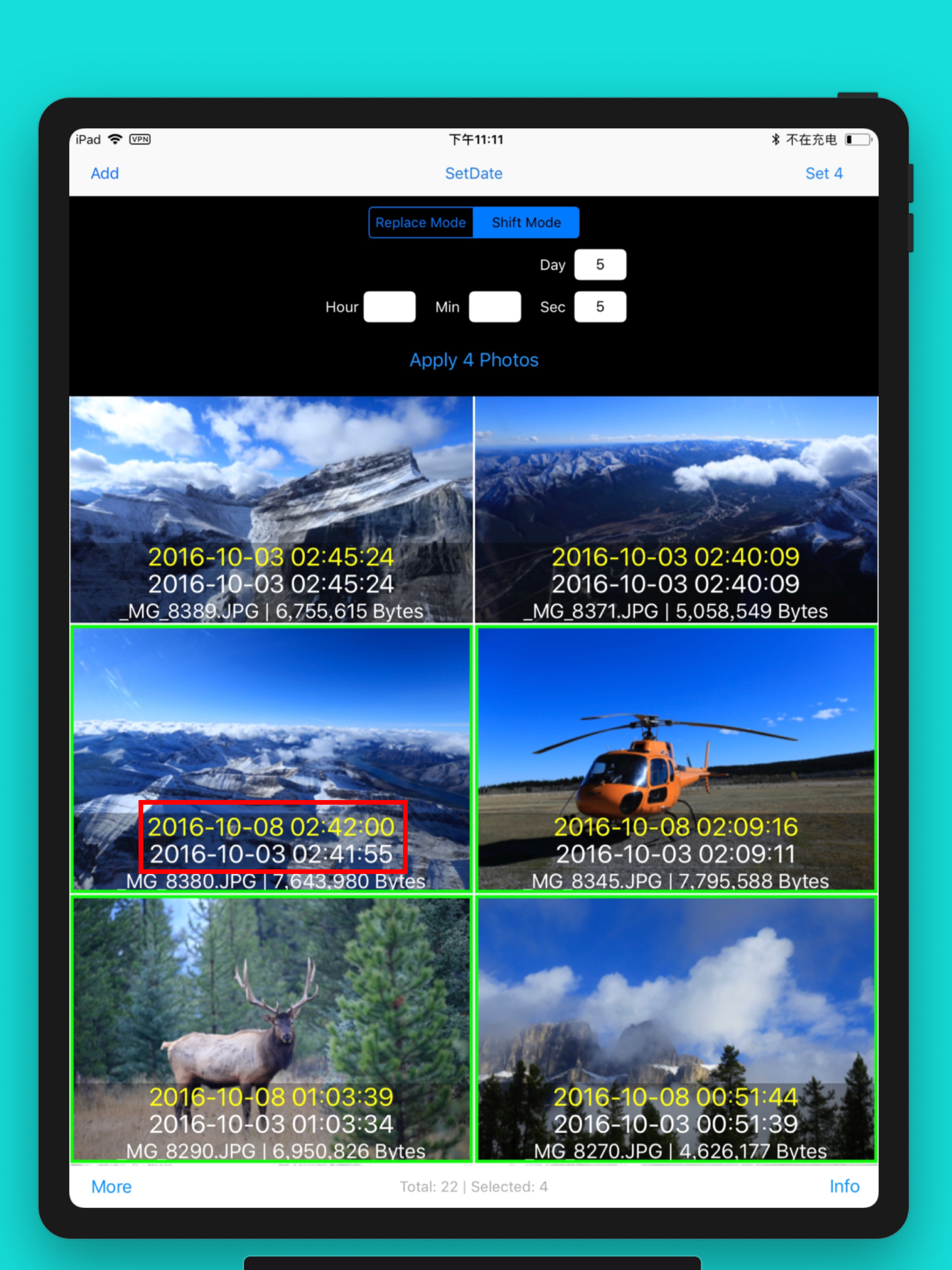 Batch Photo Redate screenshot 13
