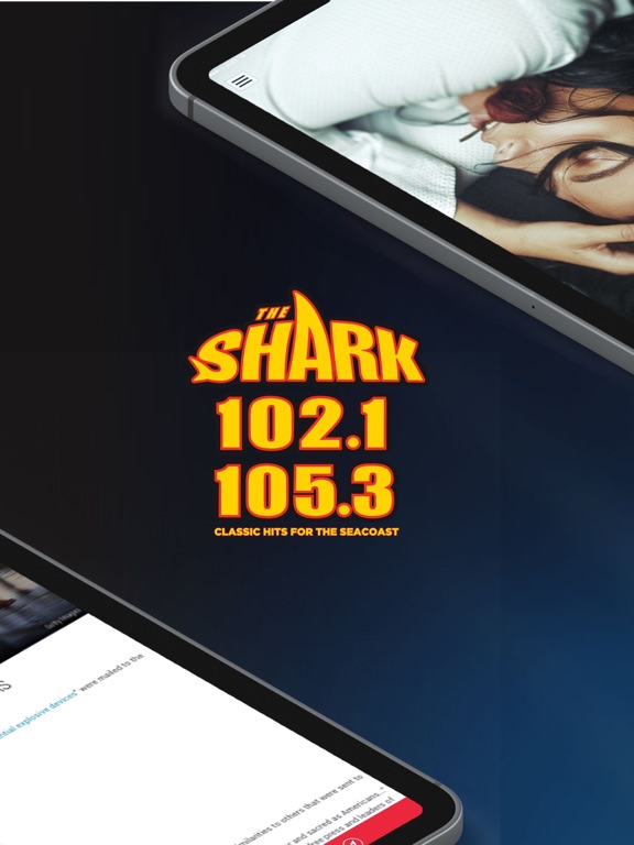 102.1 & 105.3 The Shark Radio iPad screenshot 2 - Music app