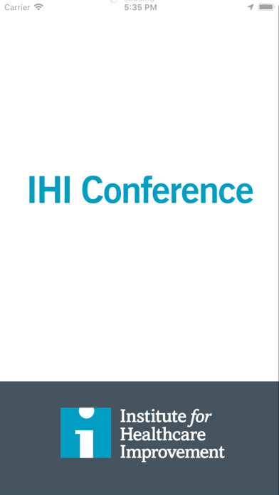 IHI Conferences Screenshot
