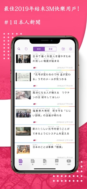 簡易日語：新聞, JLPT, 詞典(圖1)-速報App