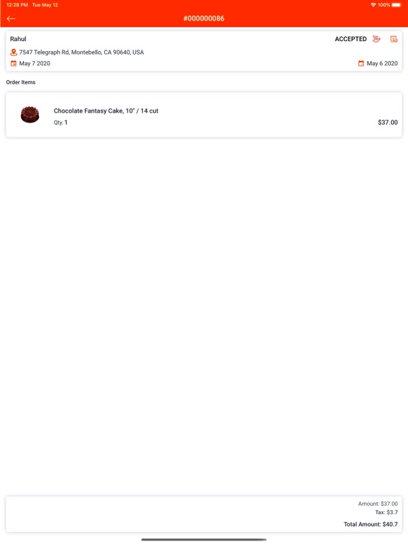 Le Chef Bakery To Go! iPad screenshot 6 - Food & Drink app