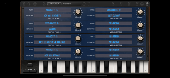 KORG iMono/Poly Screenshot
