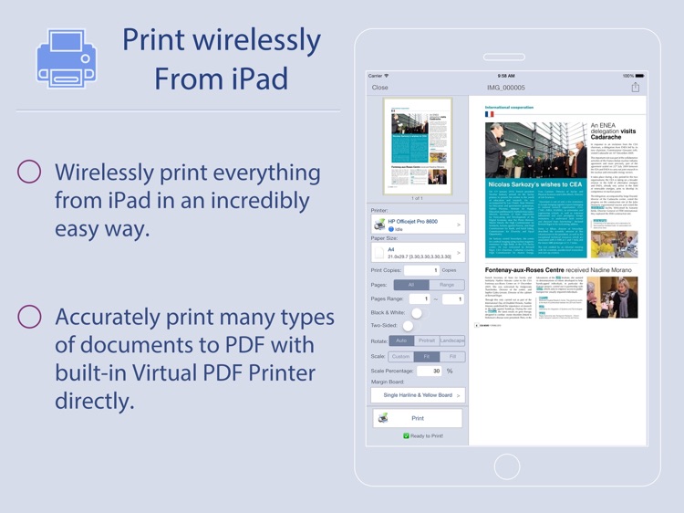Quick Print for iPad
