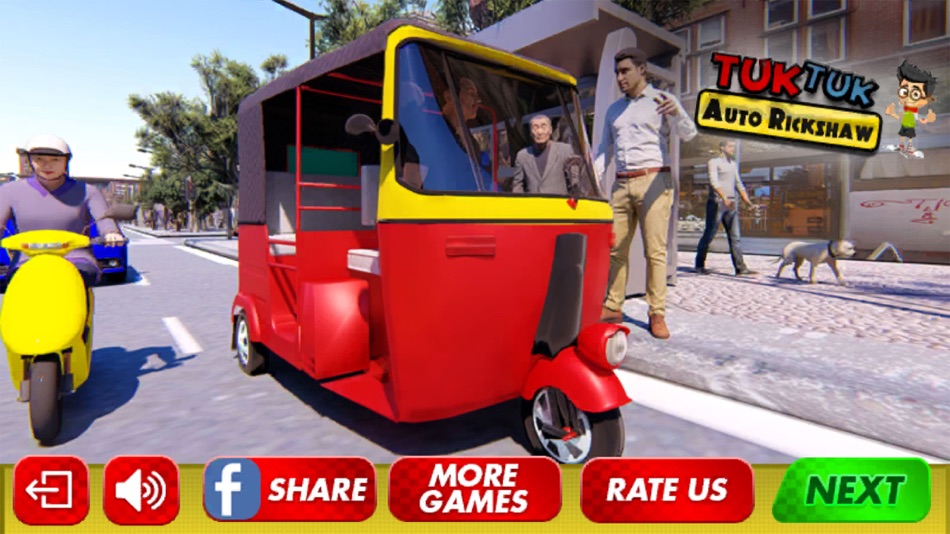 #1. Tuk Tuk Rickshaw Driving (iOS) 由: Rubab Zaidi
