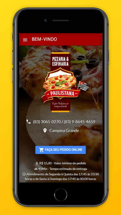Screenshot #1 pour Paulistana Pizzaria Esfiharia