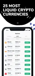 Bitcoin exchange simulator screenshot #4 for iPhone