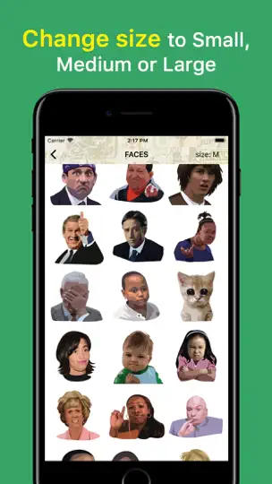 Screenshot von ChatStickerz™ Emoji Stickers auf dem iPhone 2