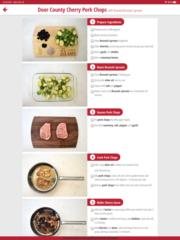 Miltown Eats iPad screenshot 3 - Food & Drink app