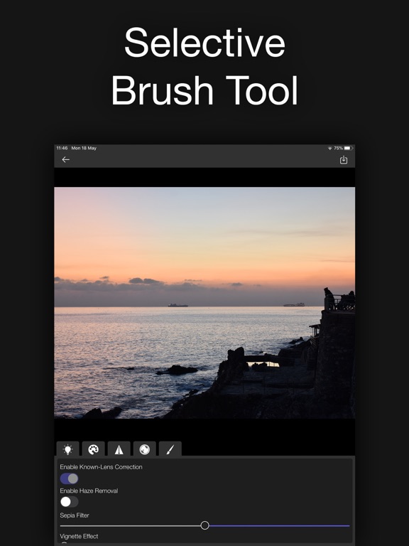 Light Suite - RAW Photo Editor iPad screenshot 6 - Photo & Video app