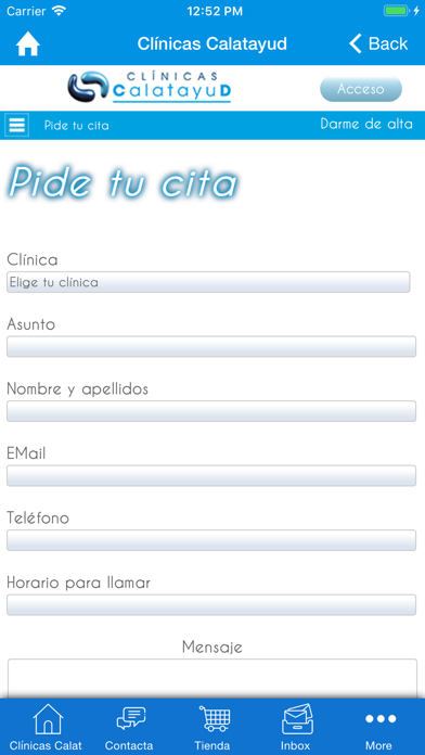 Screenshot #3 pour Clinicas Calatayud