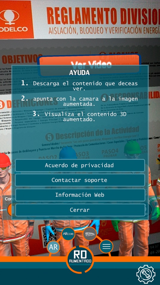 #1. Codelco AR+ (iOS) 由: Virtualizar SPA