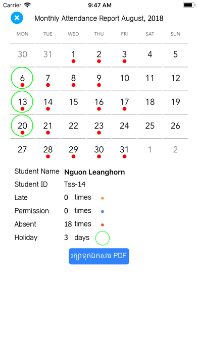 Schnotify Screenshot