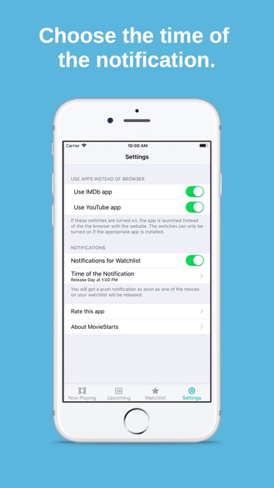 MovieStarts Screenshot