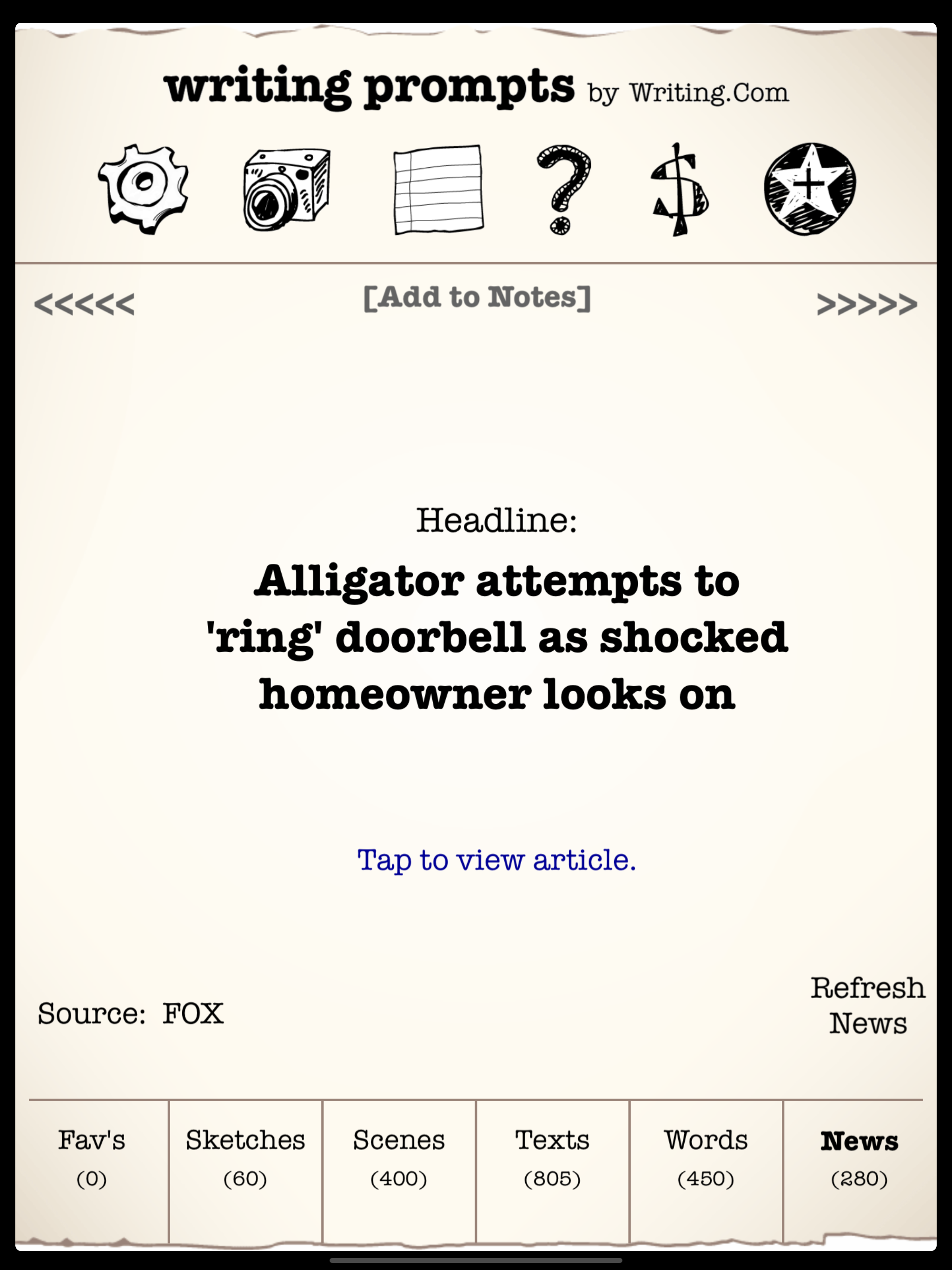 Writing Prompts screenshot 7