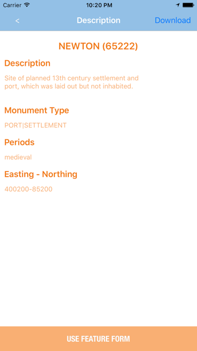 CITiZAN Coastal Archaeology Screenshot