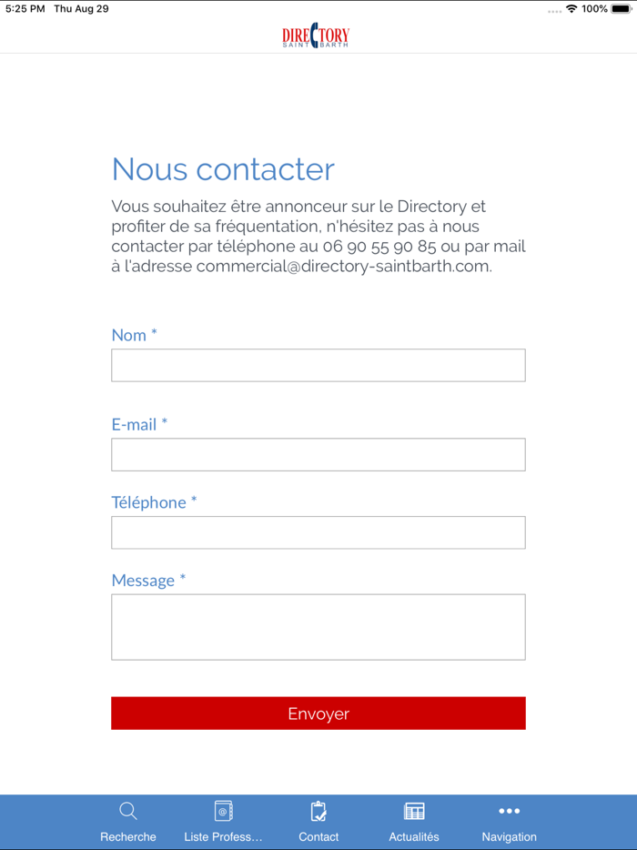 DIRECTORY SAINT BARTHELEMY