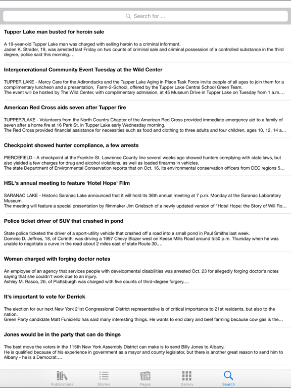 Daily Enterprise All Access iPad screenshot