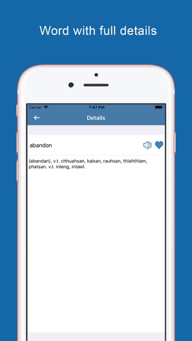 Mizo Dictionary & Translator Screenshot