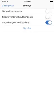 entry for google meet hangouts iphone screenshot 2