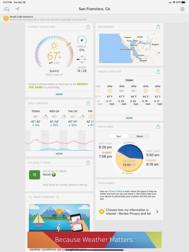 ‎Weather Underground: Local Map Screenshot