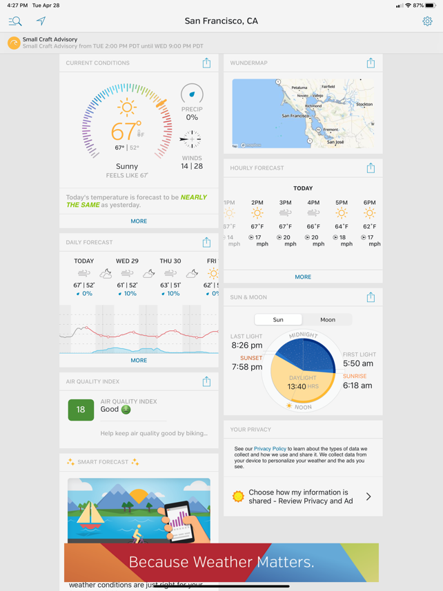 Weather Underground: Local Map Screenshot