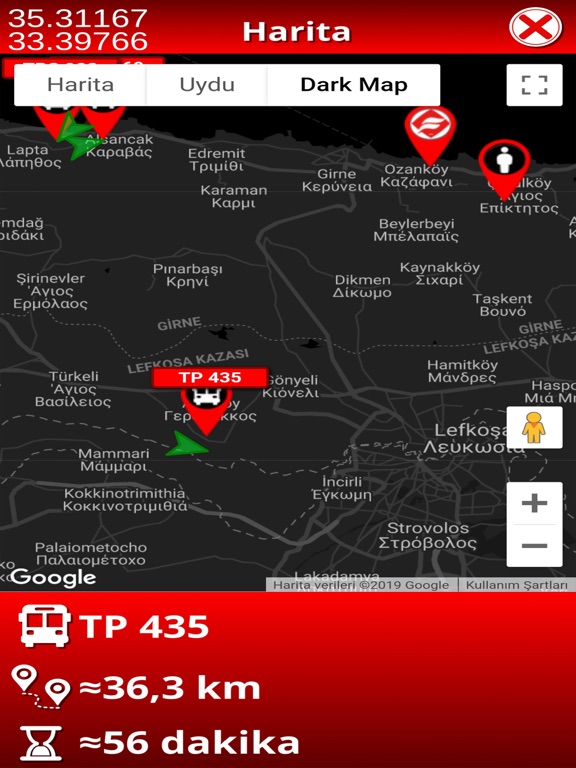 Final Bus iPad screenshot 5 - Navigation app