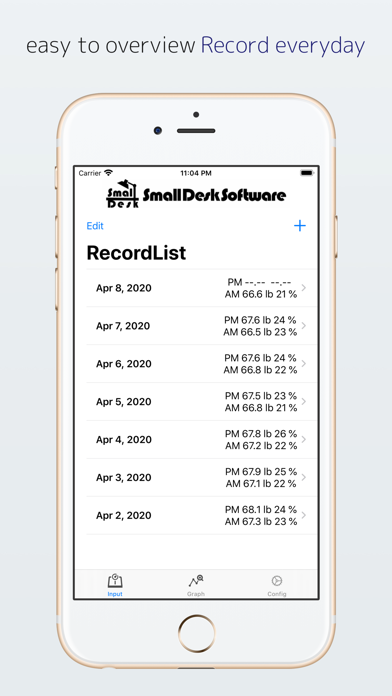 WeightClip Screenshot
